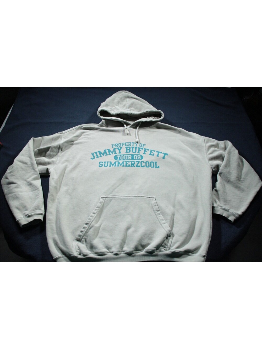 Vintage Jimmy Buffett 2009 Summerzcool Tour Concert Hooded Sweatshirt Hoodie 2XL